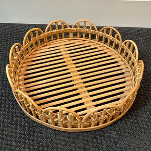 Scalloped tray, never used